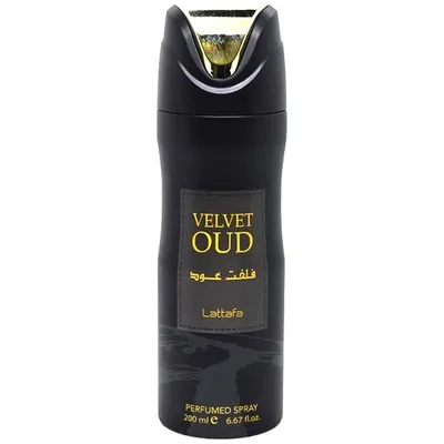 Lattafa Perfumes Velvet Oud Deodorant Spray 200ml