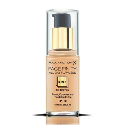Max Factor Facefinity All Day Flawless 3 in 1 Foundation 33 Crystal Beige 30ml