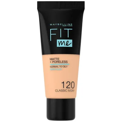 Maybelline Fit Me Matte + Poreless Foundation 120 Classic Ivory