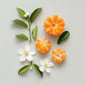 Mandarinenorangeblüte